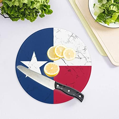 Bandeira do estado do Texas, tábua de marcar de vidro temperado com tábua de cozinha para hotel de cozinha de cozinha