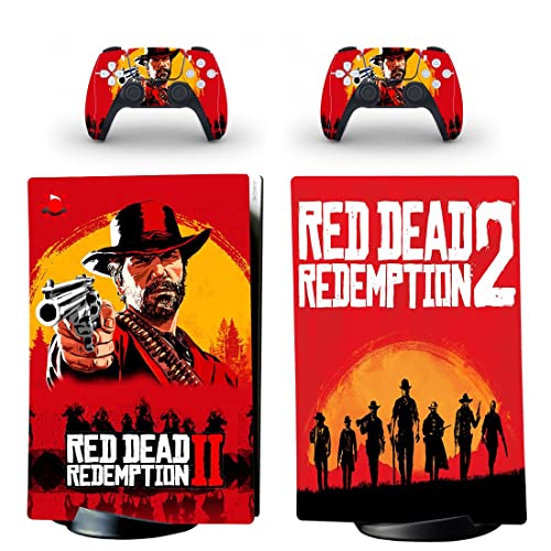 Game Gred Deadf e Redemption PS4 ou PS5 Skin Skinper para PlayStation 4 ou 5 Console e 2 Controllers Decal Vinyl V9349