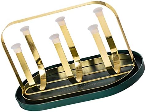 Cabilock Metal Coffee Caneca de caneca de metal Organizer rack de café xícara de caneca decorativa de caneca de caneca pendurada