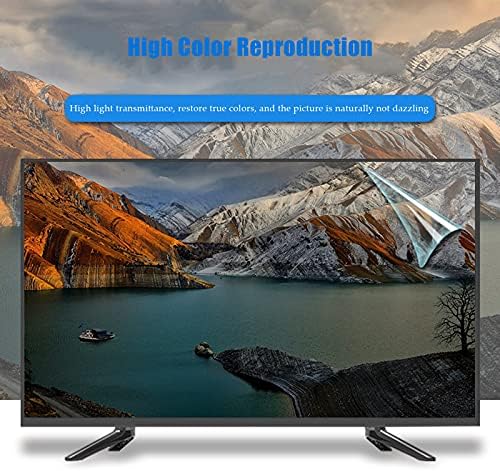 Kelunis Anti -Blue Light Screen Protector Film para TV, protetor de tela anti -brilho alivia a tensão ocular e durma melhor para LCD, LED, OLED e QLED 4K HDTV, 75