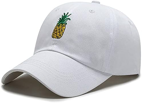 Chapéus de beisebol unissex Bordado de abacax