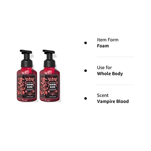 Bath & Body Works Blood Blood Gentle Foming Hand Soap 8.75 onça 2-PACK