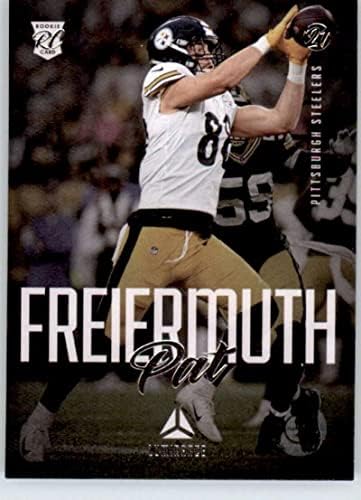 2021 Panini Chronicles Luminância Atualize os novatos 224 Pat Freiermuth RC Rookie Pittsburgh Steelers NFL Football Trading Card