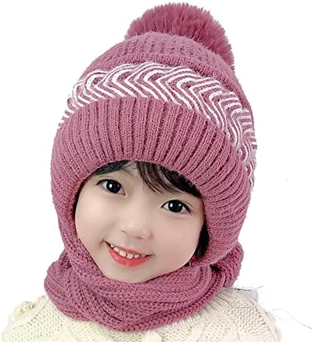 Chapéu de chapéu de inverno chapéu chapé os chapéus coif de inverno garoto quente chapé de lã de malha quente com ouvido