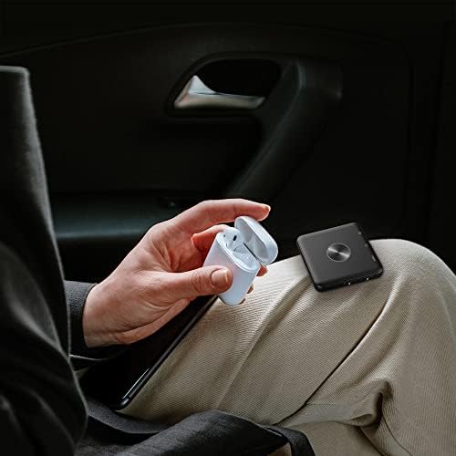 Transmissor Bluetooth de ruído branco Kipcush, com 20 trilhas sonoras de alta fidelidade, máquina portátil de ruído branco apenas para fones de ouvido de maçã, bateria recarregável de vida longa, acessórios para fones de ouvido de maçã