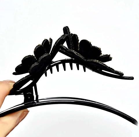 Minlia Flower Hair Clip elegante garra de cabelo doce, ferramentas de penteado de resina em todos os acessórios de cabelo