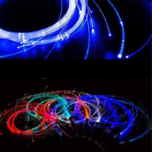Tpalpkt led fibra ótica chicote recarregável de fibra óptica pixel lumin upt-up chicote dos modos de dança lumin