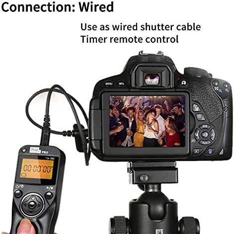 Pixel TW-283 E3 Liberação do obturador sem fio Controle remoto Compatível para Canon Eos R6 RP XtTi XS XSI T1i T2i T3 T3i