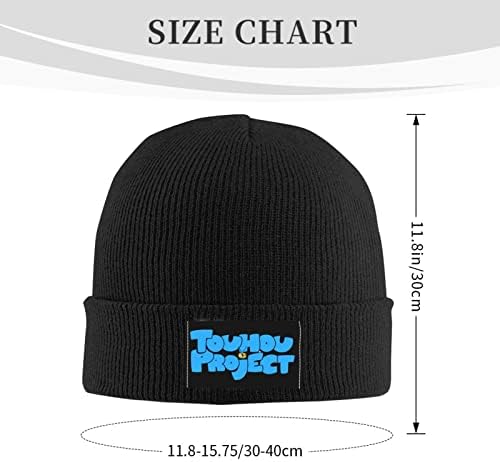 Geamla anime touhou projeto knit hat unisex winter esqui chapéu de malha quente tampa de jeans de jea
