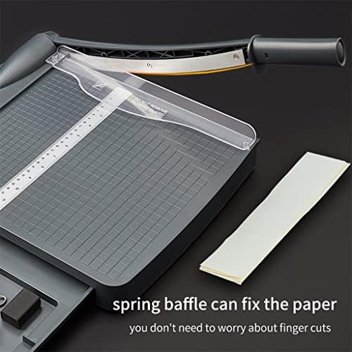 WDBBY Storage Paper Cutter Centímetro e polegada Uso duplo de papel Armazenamento de gaveta de papel 12 '' Comprimento