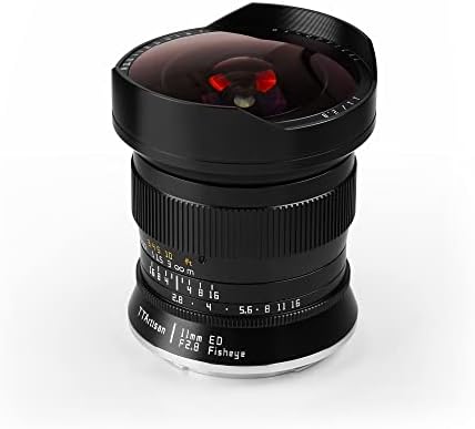 Ttartisan 11mm f2.8 lente de peixes ultra-angulares, compatível com câmeras DSLR DSLR da Nikon F-Mount D6 D5 DF D850 D810A