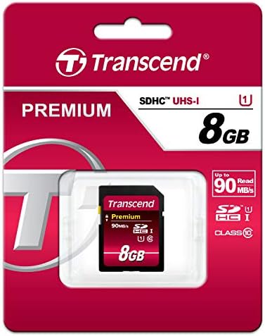 Transcenda 8 GB de alta velocidade 10 UHS Flash Memory Card