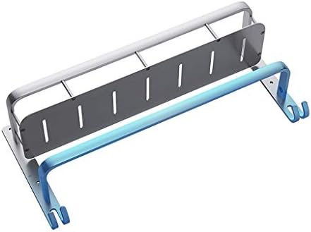 Klhhg Grande Toalha Rack, Toalheiro Organizador do Chuveiro da Blânsção Moderna Moderna de Montagem de Parede Terminado