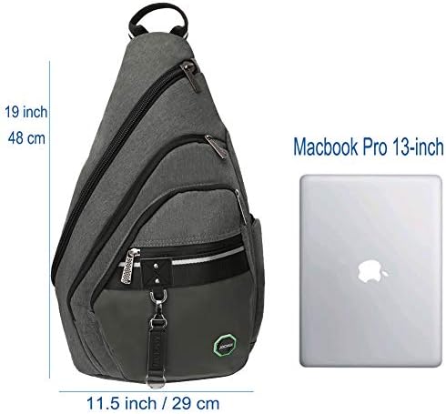 Innturt Jochui Sling Backpack Pack 13 14 Laptop Bag Satchel Travel Outdoor Festival Bag Gray