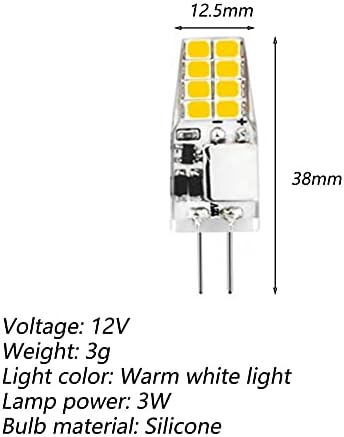 Fansipro Halogen Bulb, kits de acessórios na loja Bycicle; Forno de micro-ondas; Indústria; Gabinete de desinfecção, 12,5x37x12.5, amarelo claro, 10 peças lâmpadas de lâmpada de halogênio domésticas