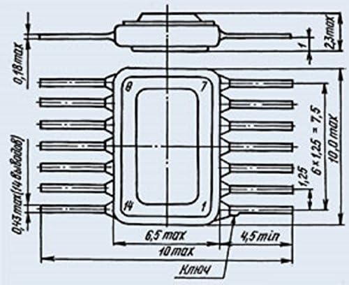 S.U.R. & R ferramentas 186ir3 Analoge TMS3021R IC/Microchip URSS 2 PCs