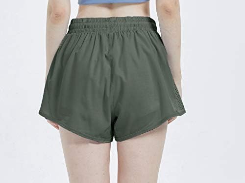 Bolsos atléticos de shorts de shorts para mulheres da Anna-Kaci