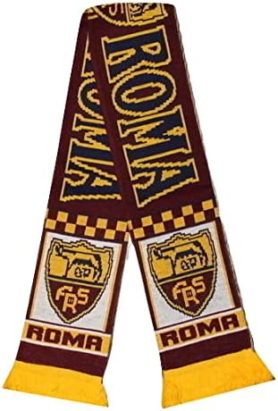 AS Roma | Lenço dos fãs de futebol | Malha acrílica premium
