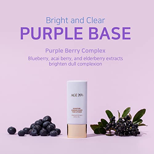 Age 20 de Tone Purple Up Base SPF15, Essência Hidratante, Torno da Pele Glow, Tonete Correção de BB & CC Creme Korean Makeup Primer
