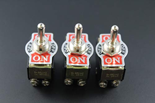 3 pcs alternar interruptor DPDT Center Off Off Togle 3 Amp 250V 6 amp 125V 6 pinos EC-1500