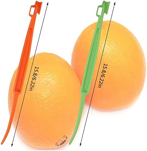10pcs Citruses laranja descascam os cítricos de removedor cofres de plástico cortador de limão de cortador de limão de limão