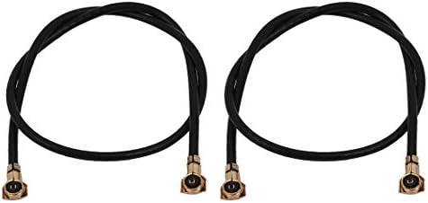 Aexit 2pcs Pigtail Distribution Antena elétrica Cabo RF0.81 IPEX TO IPEX CONECTOR CAB