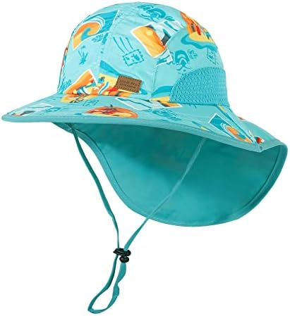 Geyanuo Baby Sun Hat, Capfetes de Proteção ao Sol da Criança, UPF 50+, Capace de praia ao ar livre de verão para crianças menino