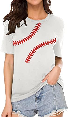 Camisa feminina de beisebol Love Baseball Camise