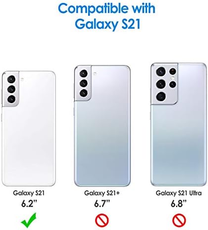 Jetch Slim Fit Case Compatível com Samsung Galaxy S21 5g de 6,2 polegadas, tampa de telefone fino com absorção de choque e design de fibra de carbono