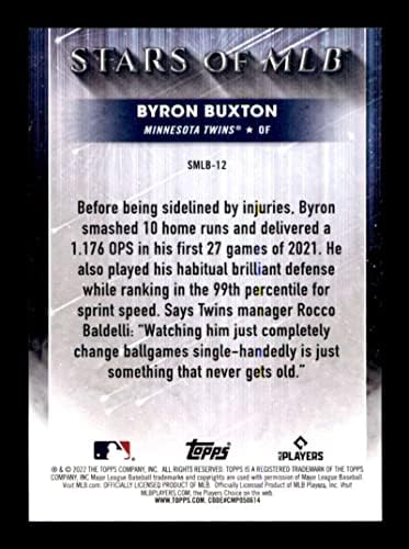2022 Topps Stars of MLB Smlb-12 Byron Buxton Minnesota Twins Baseball MLB