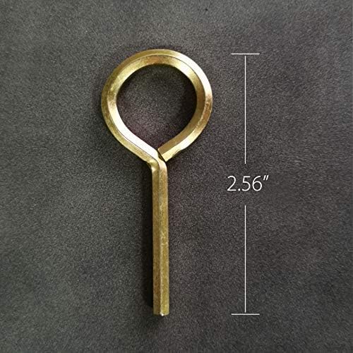 Kex de 5/32 ”kex chave de cachorrinho Allen Key com loop completo, chave de porta da chave allen para dispositivos de saída de pânico