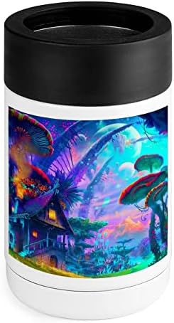 Tripppy Light Mushroom Cool Cup de aço inoxidável Isolado LAN LABLER THINGLER com tampas para homens Presentes