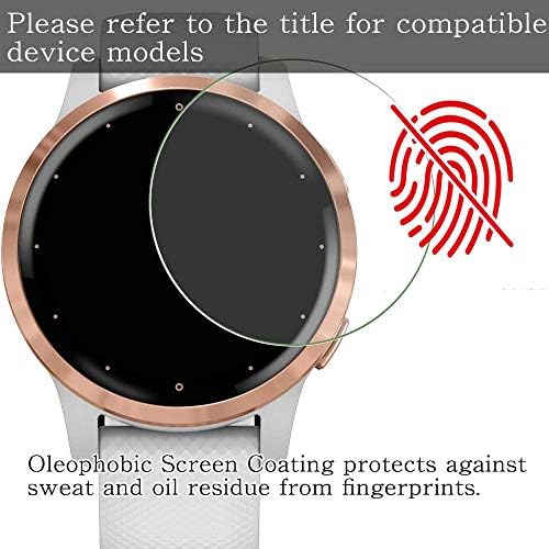 [3 pacote] Protetor de tela de vidro temperado Puccy compatível com relógio de gelo 017328 Protetores de filme Anti Scratch Bubble grátis