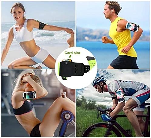 Coloque de ondas de caixa compatível com o Infinix Note 10 Pro - Braçadeira Flexsport, braçadeira ajustável para treino e correr