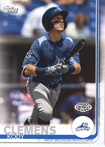 2019 Topps Pro estréia 176 Kody Clemens West Michigan Whitecaps Baseball Card