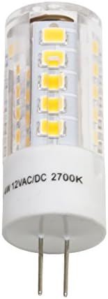 Lightkiwi R7777 G4 Lâmpada de inundação de LED branca quente para o caminho da paisagem de baixa tensão e iluminação de área - 25 watts equivalente