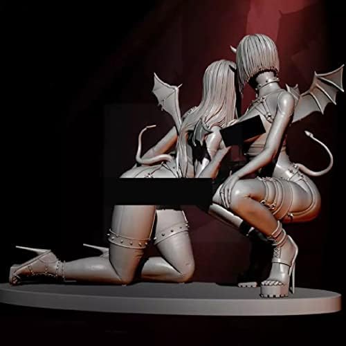 Goodmoel 1/24 Fantasy Banshee Sisters Warrior Resin Soldier Model Kit/Kit em miniatura sem montagem e sem pintura/TJ-0392