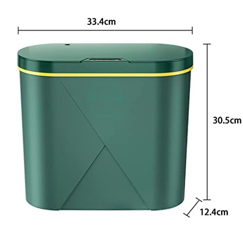 Lixo smart spray de czdyuf lixo eletrônico automático de lixo doméstico para banheiro de cozinha banheiro banheiro estreito Locais Locais Bin Sensor Bin