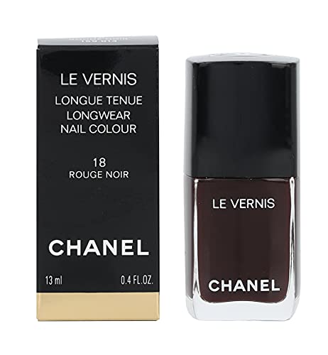 Chanel Le Vernis Longwear Color 18 Rouge noir para mulheres, 0,4 onças