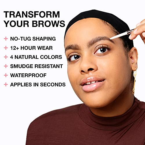 Tatbrow Premium Micro Point Lápis - Maquiagem para sobrancelhas para sobrancelhas mais cheias, lápis de sobrancelha impermeável