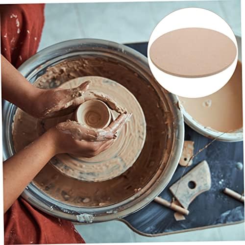 A tábua de desenho de cerâmica de Sewacc fornece discos redondos para artesanato pulseira de jóias de cerâmica para girar o MDF