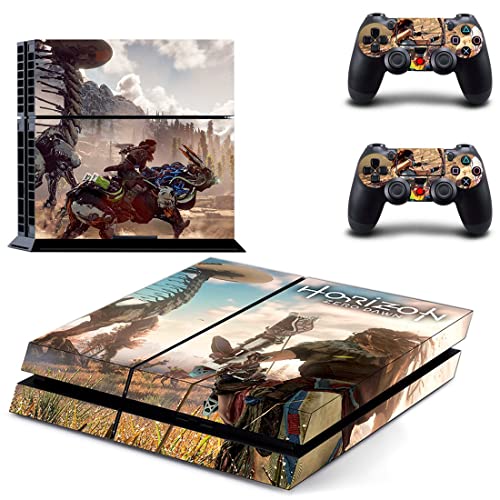 Game Horizonet Zero West Aloy PS4 ou Ps5 Skin Skin para PlayStation 4 ou 5 Console e 2 Controllers Decal Vinyl V12193