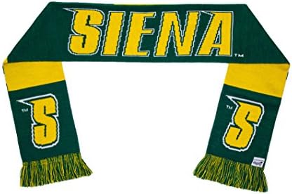 Lenços de tradição Senna College Sconhec - verde e dourado Sienna Saints tricotado