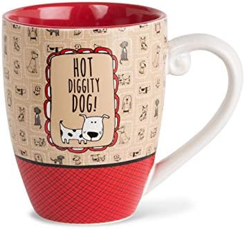 Pavilion Gift Company Hot Dignity Dog Coffee Caneca, 20 onças