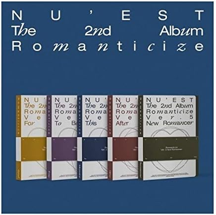 NU'est Romantize 2nd Álbum Random Versão CD+52p Photobook+12p Lyrics Book+6p Posta