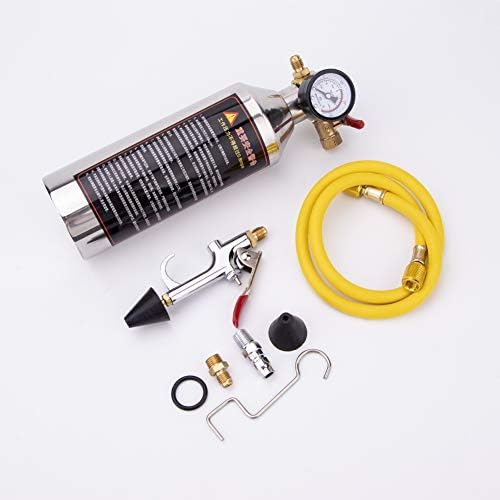 Kits de garrafas de limpeza de tubo de ar condicionado de ar condicionado de carro Cheefull, kit de ferramentas de manutenção de componentes do sistema A/C para R134A R12 R22 R410A R404A