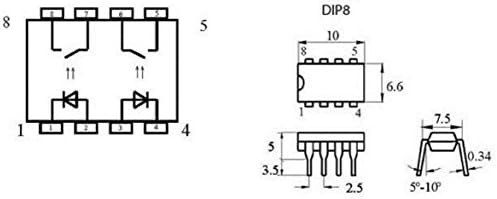 S.U.R. & R ferramentas kr293kp3b analoge prac30s, prac31s ic/microchip URSS 2 pcs