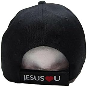 Jesus é a maneira como a vida é verdade, Cristo Cristão Black Bordeded Cap Hat