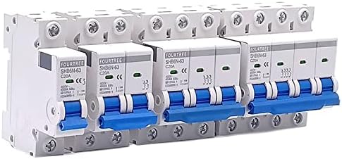 1pcs 3 4 pólo DIN Rail mini circuito da caixa de distribuição de ar -intermato doméstico Caixa de distribuição do equipamento mecânico