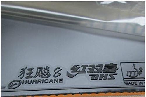 Hurricane DHS 8 folha de borracha de tênis de mesa média